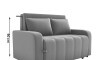 Sofá Cama Amora New con Baúl Gris