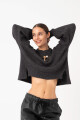 BUZO TEJIDO CON LUREX Gris