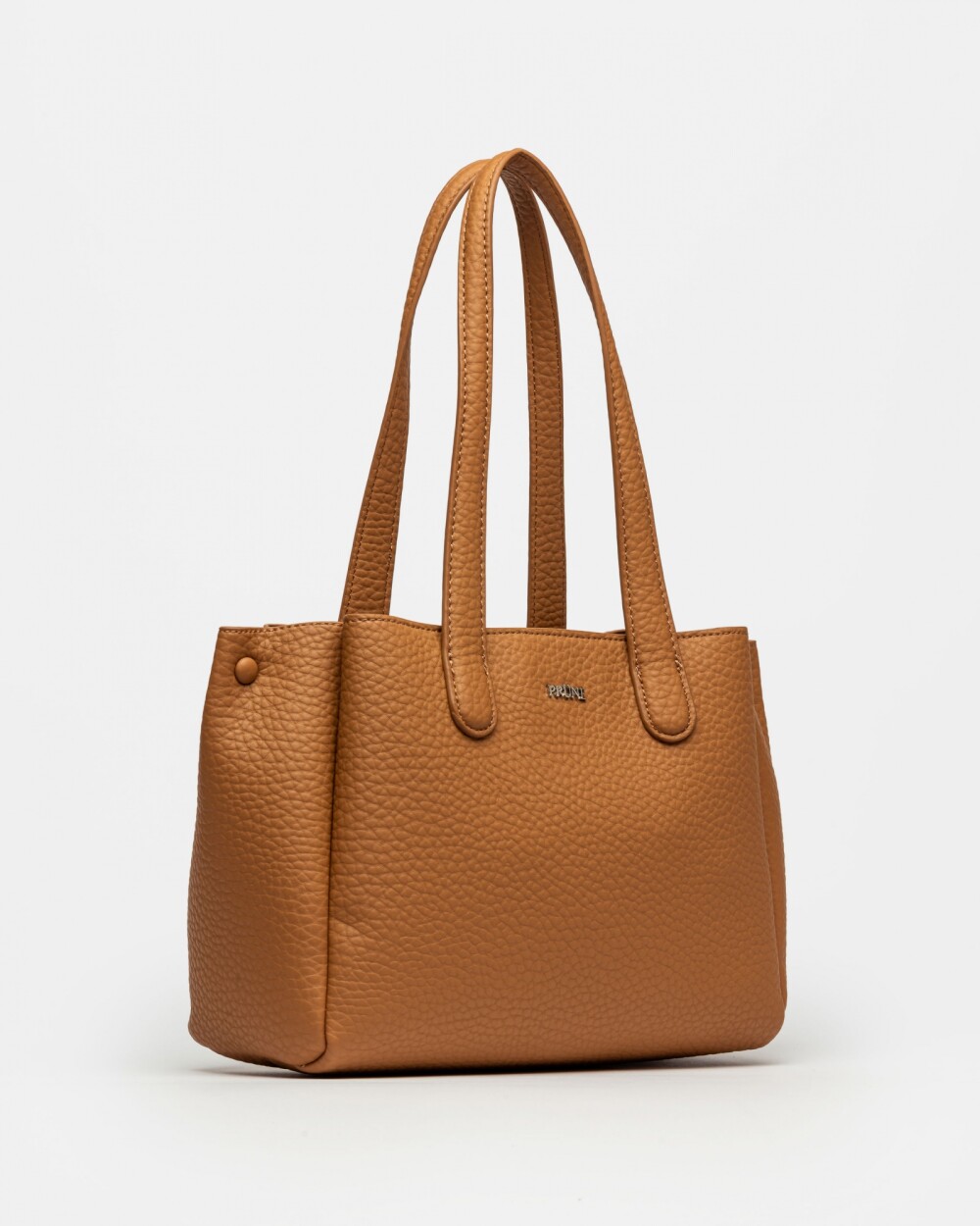 Cartera Al Hombro Erin En Efecto Cuero Graneado Cuoio