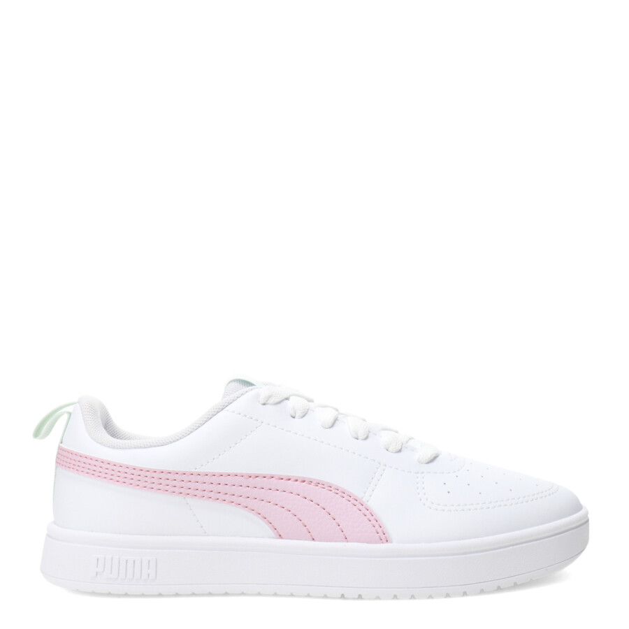 Championes Infantiles Puma Rickie Kids Blanco - Rosa - Verde Agua