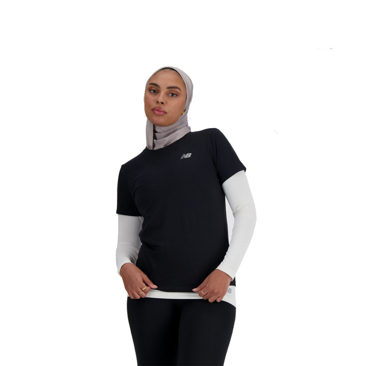 REMERA HEATHERTECH SPORT SLEEVE - NEW BALANCE 