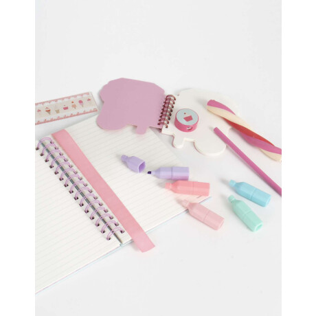 Set De Librería En Estuche Combinacion Multicolor