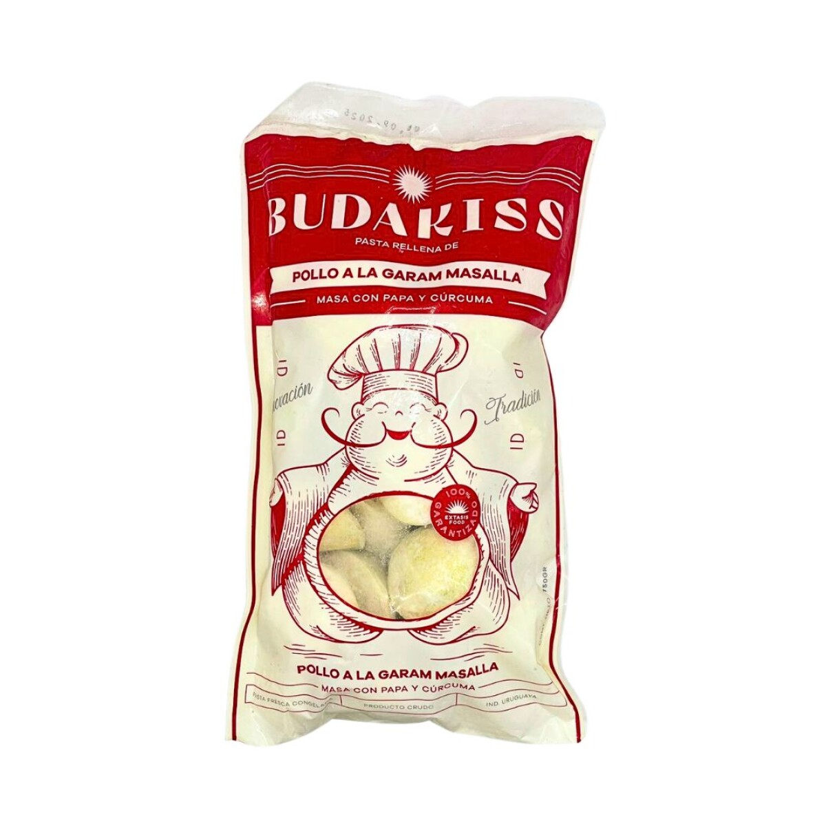 Pasta rellena Pollo Garam Masalla Budakiss - 750 gr 