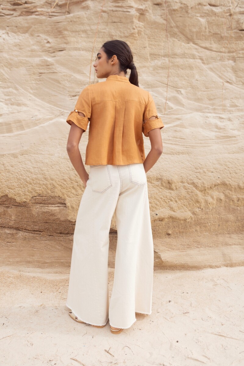 BLUSA AURA Camel