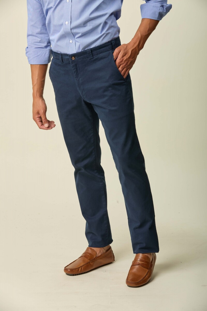 Pantalón Sport Algodon/Spandex - Azul 