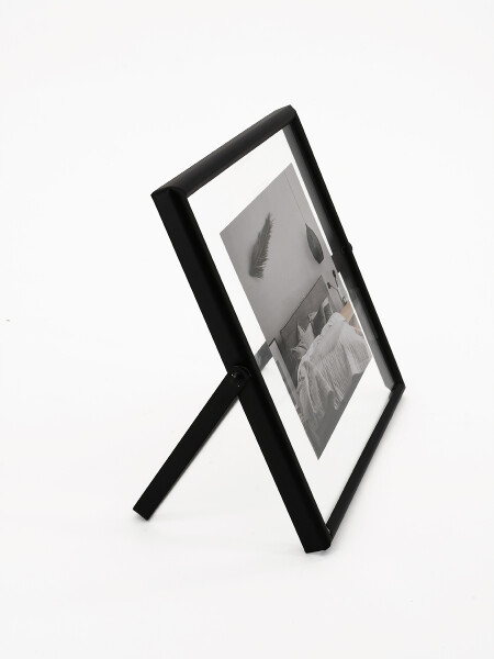 PORTARRETRATO METAL NEGRO