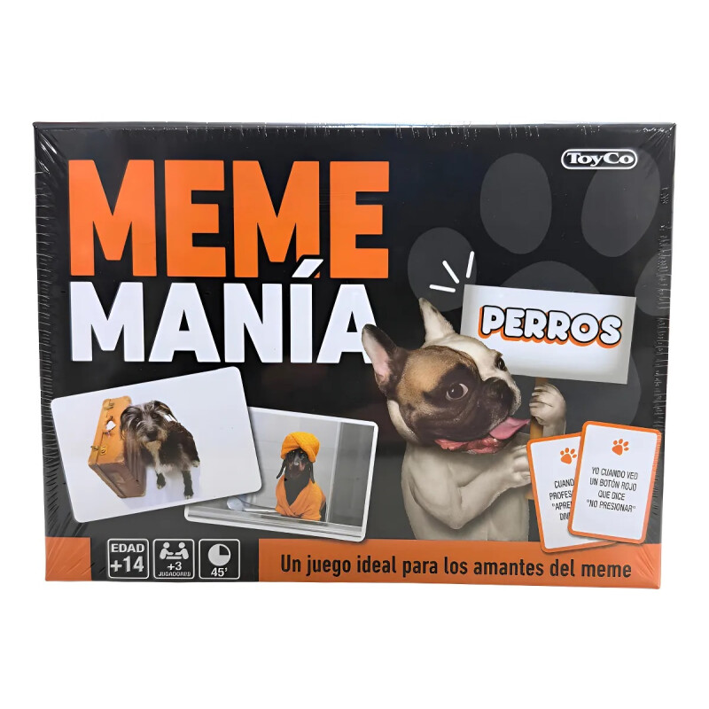 Juego De Mesa Meme Manía Perros Crea El Mejor Meme - Toyco Juego De Mesa Meme Manía Perros Crea El Mejor Meme - Toyco