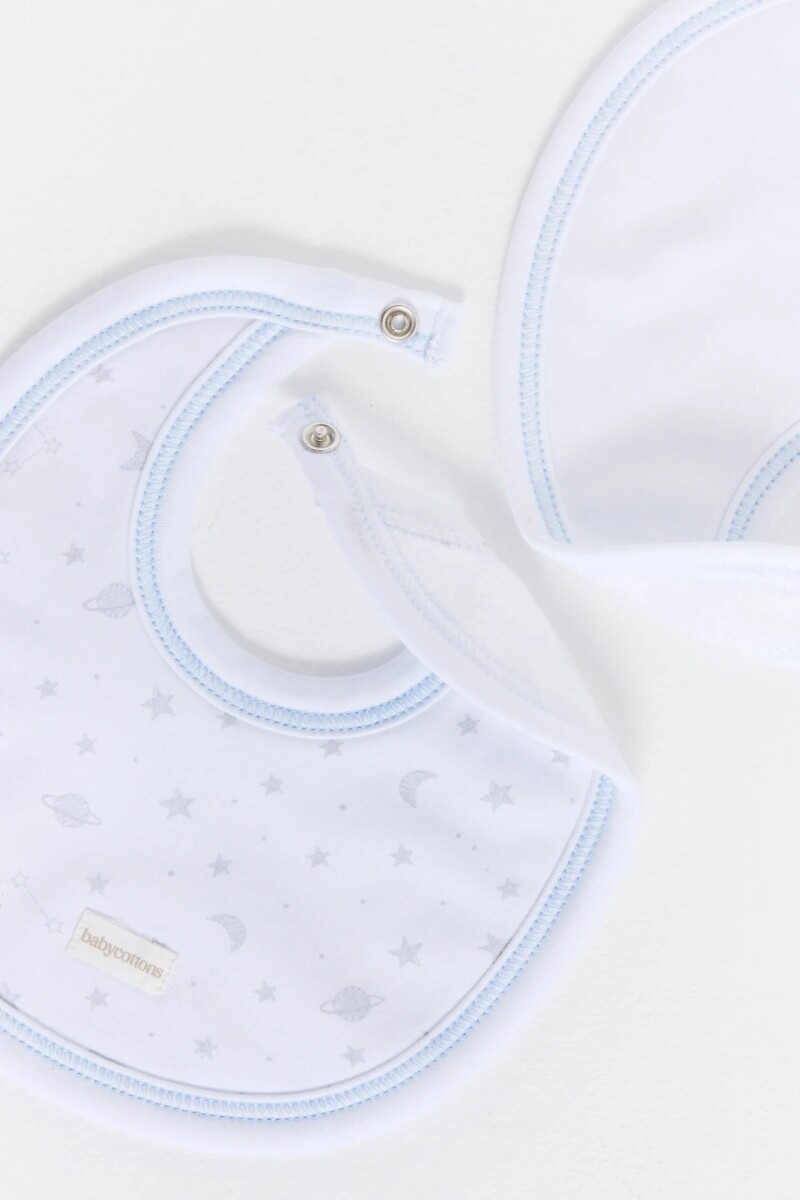 SET BABERO CHICO X2 GALAXY Celeste/blanco