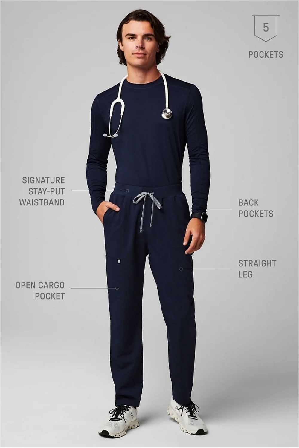 Pantalón Intake Scrub Pant Hombre Navy