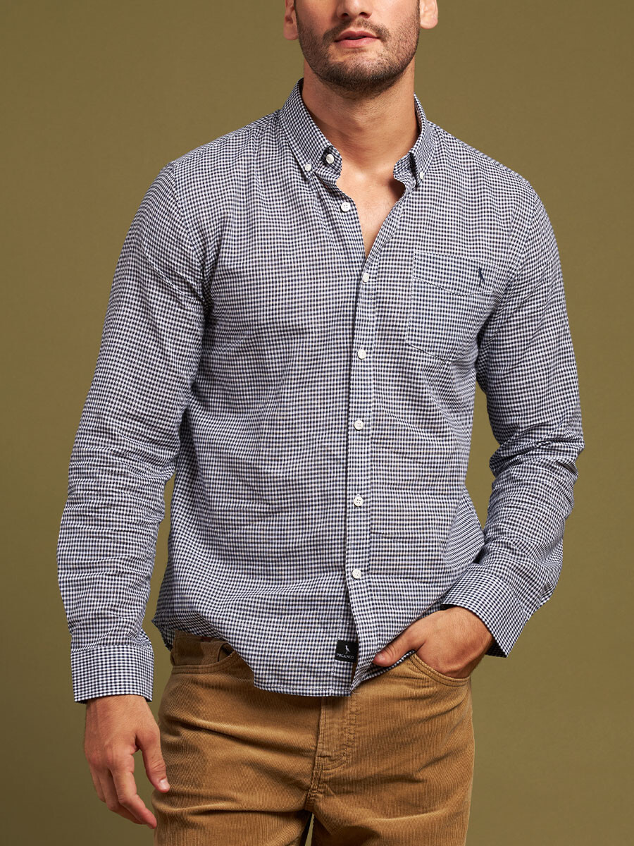 CAMISA TESTU POLANCO - Azul Oscuro 