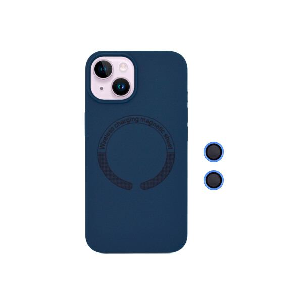 Protector para iPhone 13/14 MagSafe prot. cámara azul Protector Para Iphone 13/14 Magsafe Prot. Cámara Azul