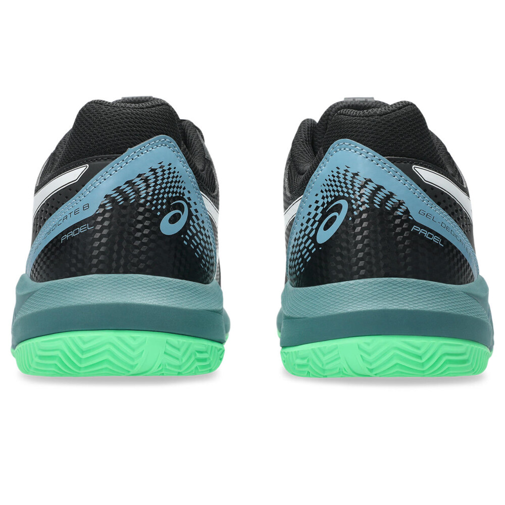 Zapatilla Tenis Gel-Dedicate 8 Padel Hombre Black/vital Green