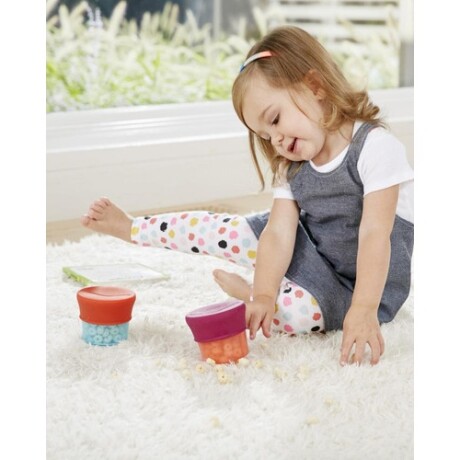 Set x2 recipientes antiderrame Boon Snug para merienda/snack Fucsia