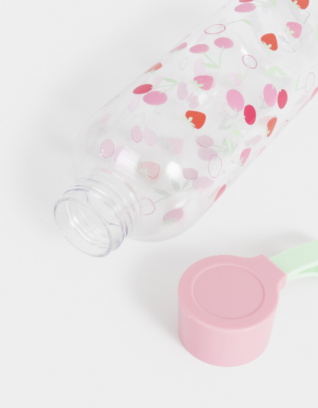 Accesorios Cocina Estampados Botella Plástica Corazones - Combinacion Multicolor