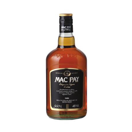 Whisky MAC PAY Etiqueta Negra 950 ml Whisky MAC PAY Etiqueta Negra 950 ml