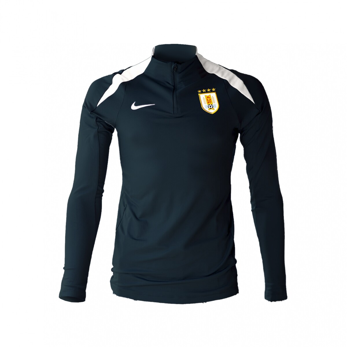 NIKE REMERA ZIP URUGUAY - Blue 