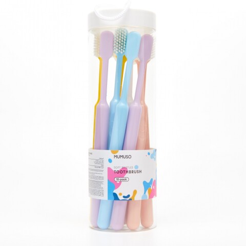 JUEGO DE CEPILLOS DE DIENTES SUAVES (PAQUETE DE 10) JUEGO DE CEPILLOS DE DIENTES SUAVES (PAQUETE DE 10)