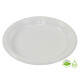 Plato Biodegradable 23cm x10Un Blanco