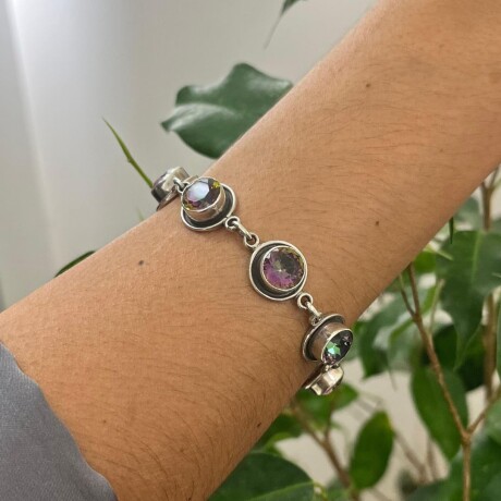 Pulsera Topacio Mistico - Plata 925 Pulsera Topacio Mistico - Plata 925