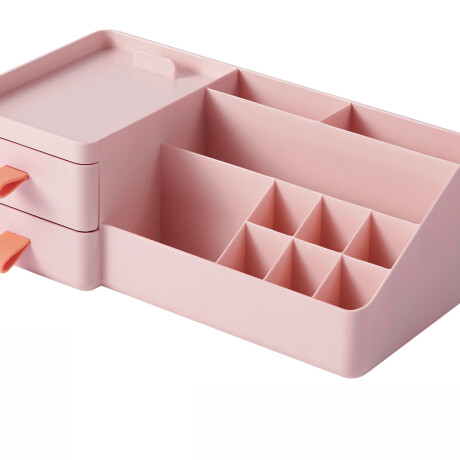 Organizador maquillaje rosa