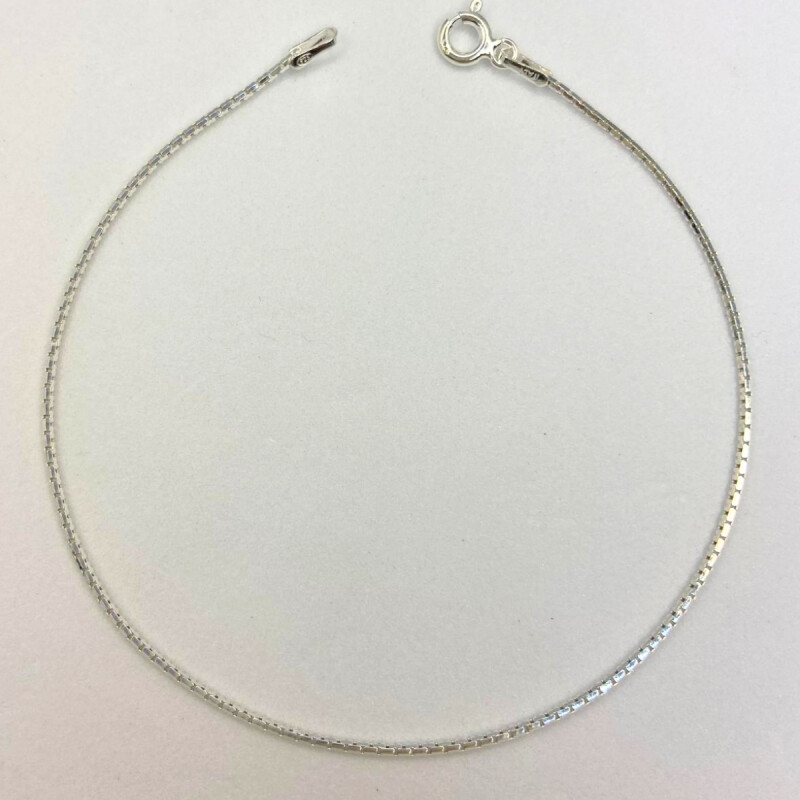 PULSERA DE PLATA VENECIANA , LARGO 19CM L5dkvt022/8l-19-x2