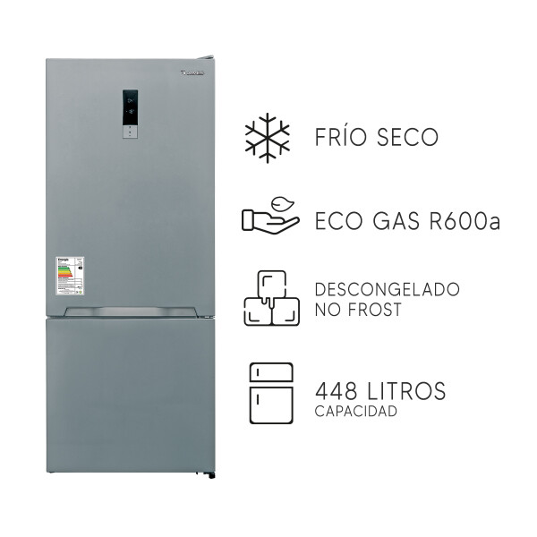 Heladera Combinada James Rj55-it 448 L HELADERA JAMES RJ-55IT INOX 4055