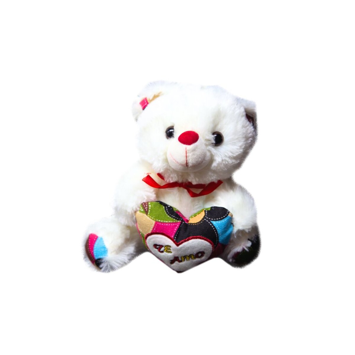 PELUCHE OSO BLANCO TE AMO 20 CM 