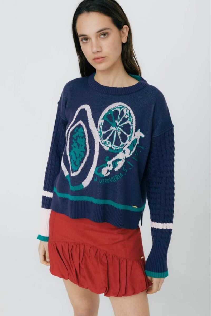 BUZO LA VERDULERIA - Azul 