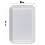 BANDEJA ISOPOR PACKx20 • 21x15cm BANDEJA ISOPOR PACKx20 • 21x15cm