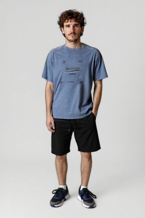 Remera Leon Azul