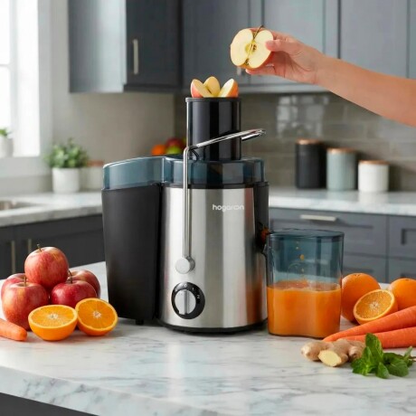 Juguera Eléctrica HOGARON 500W Acero Inoxidable Capacidad 1.5L 2 Velocidades Boca Ancha Filtro Extraíble Juguera Eléctrica HOGARON 500W Acero Inoxidable Capacidad 1.5L 2 Velocidades Boca Ancha Filtro Extraíble