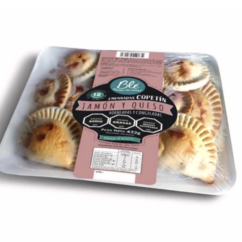 EMPANADA COPETIN JAMON QUESO X12 +SOLO PDE O WEB+ EMPANADA COPETIN JAMON QUESO X12 +SOLO PDE O WEB+