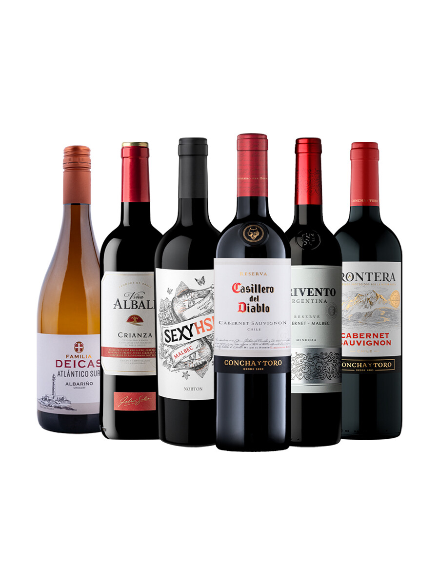 Pack Bacán Selección Mundialista x6 vinos Para abrir la cancha Pack Bacán Selección Mundialista x6 vinos Para abrir la cancha