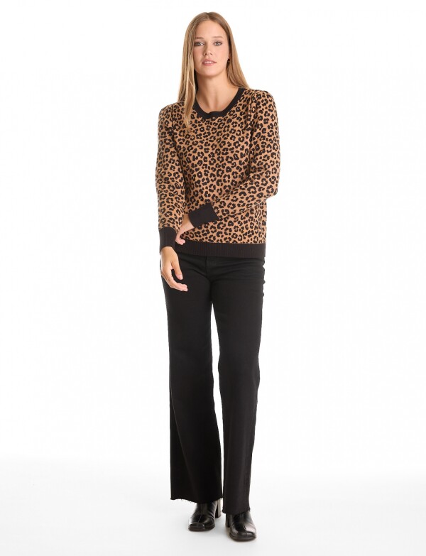 Buzo Animal Print TOSTADO/MULTI