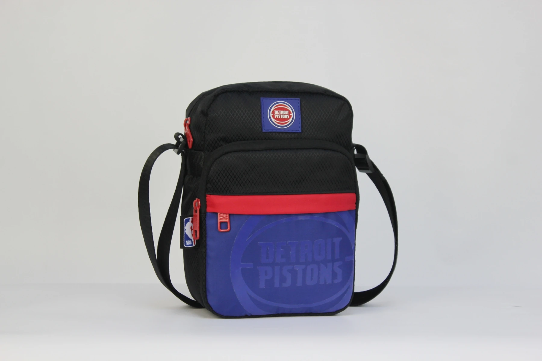 Morral clásico doble cierre Detroit Pistons - NBA - Negro 