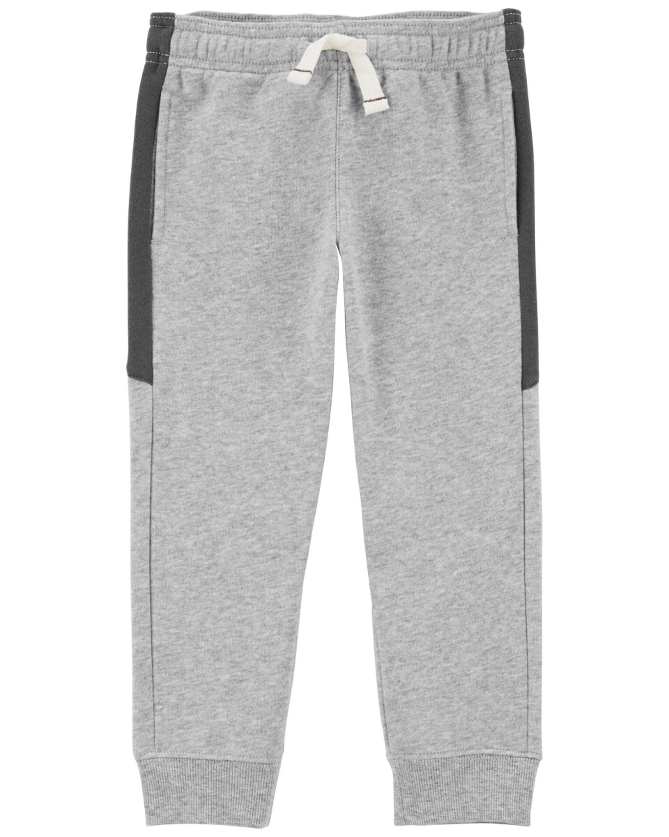 Pantalón deportivo de algodón, gris. Talles 2-5T 