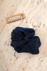 Scrunchie Lurex Marino