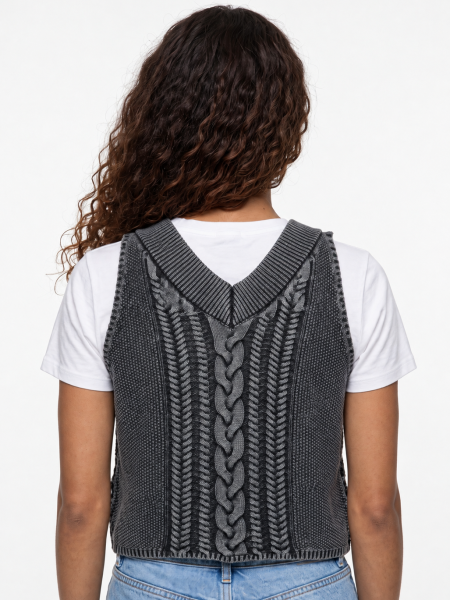 CHALECO FENARA GRIS OSCURO