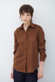 CAMISA SUEDE MARRON
