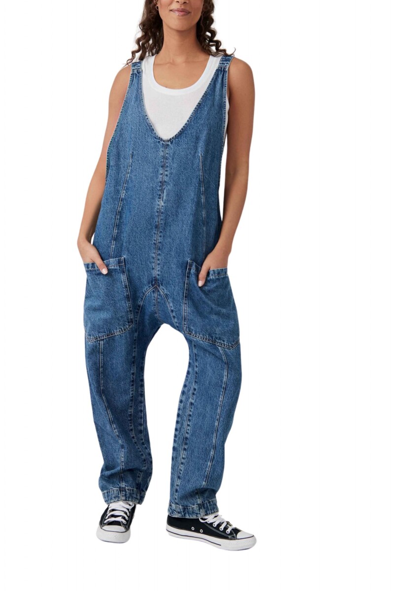 HIGH ROLLER JUMPSUIT Azul