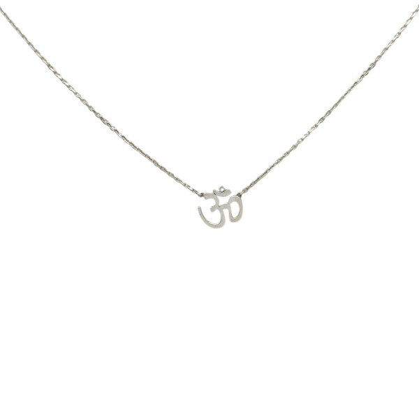 Conjunto simbolo indio OM - Plata 925 - Sin Piedra- CJ3048 Sinpiedra