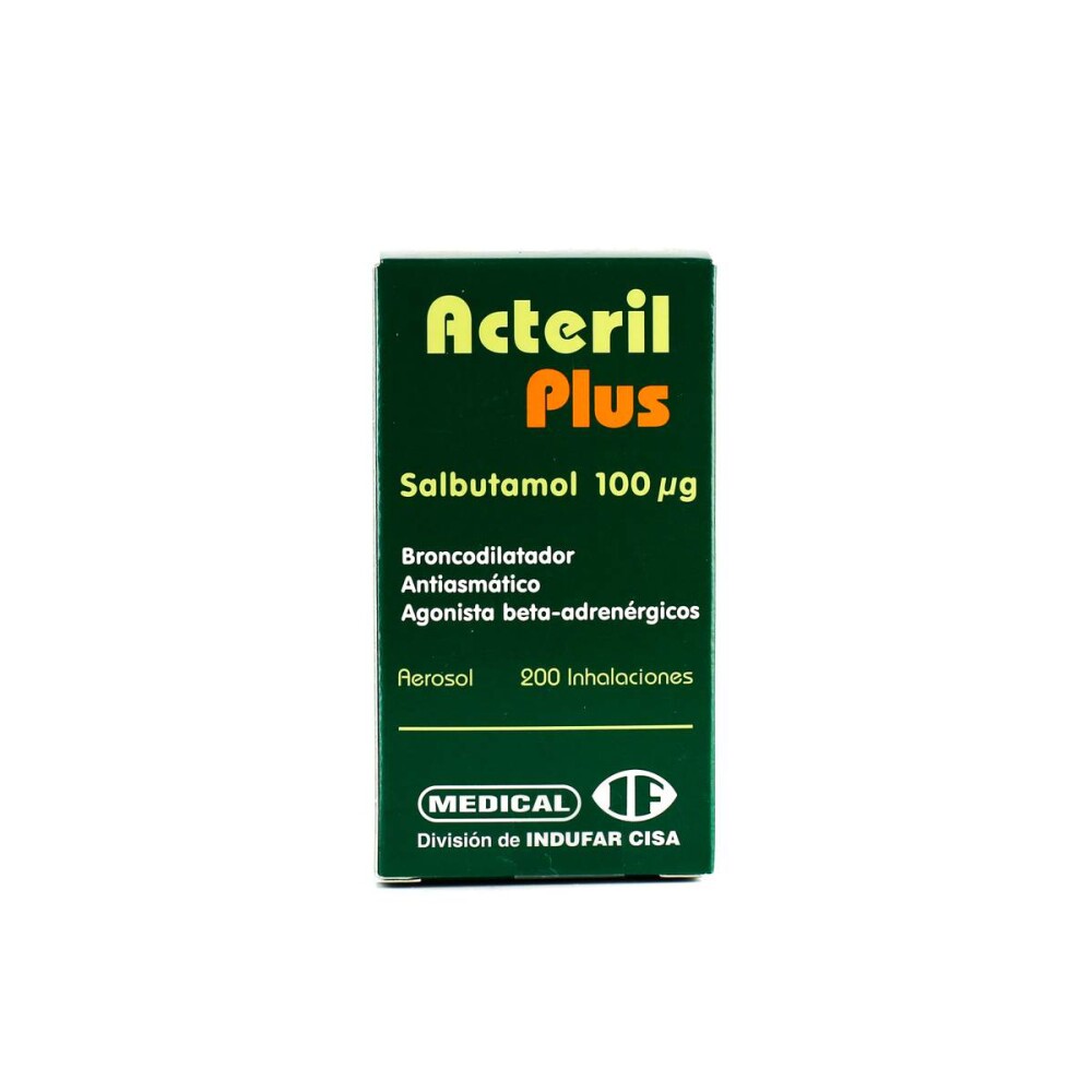 ACTERIL PLUS INHAL. FR. X 200 DOSIS única