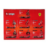 Auto F1 Racing Ferrari 7 Autos con base incluida Bburago Auto F1 Racing Ferrari 7 Autos con base incluida Bburago