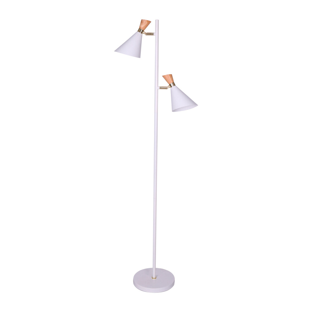 LUMINARIA PIE BLANCO METAL ML252701