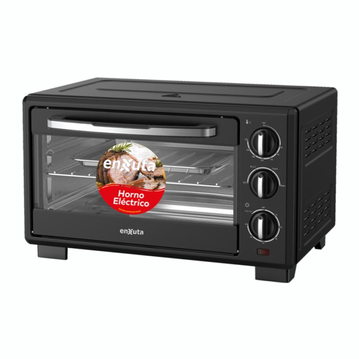 Horno Eléctrico De Mesa ENXUTA HENX022N 1500W Capacidad 22L 