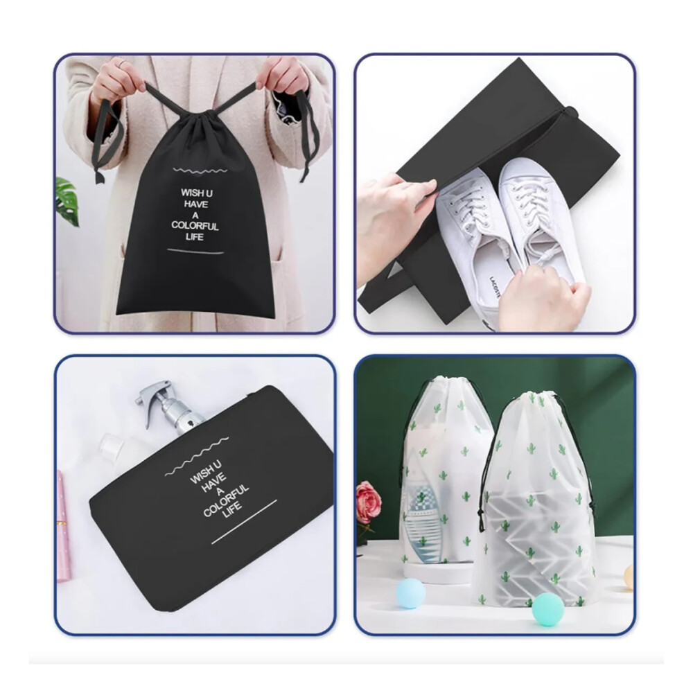 Kit Organizador de Viaje 8 Piezas Negro