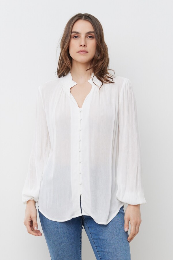 Blusa Botones CRUDO