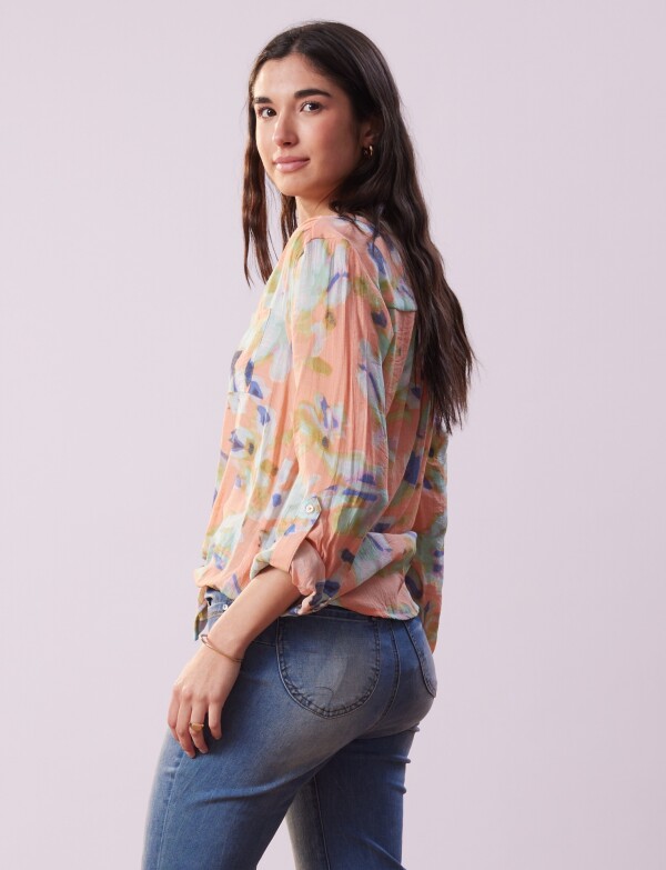 Blusa Spring CORAL/MULTI