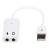 Adaptador Tarjeta Sonido 7.1 Audio Usb Microfono Auricular Adaptador Tarjeta Sonido 7.1 Audio Usb Microfono Auricular