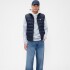 V-FRCH LOGO LTWT PUFFER VEST NEW CLASSIC NAVY